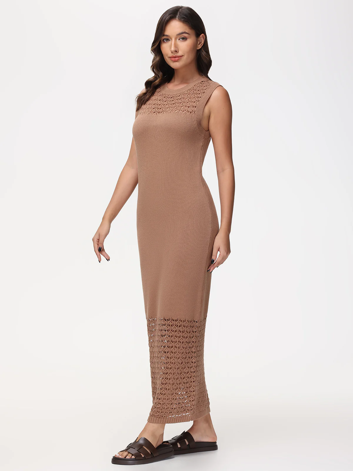 Tori: Cotton Crochet Maxi Dress - Image 2