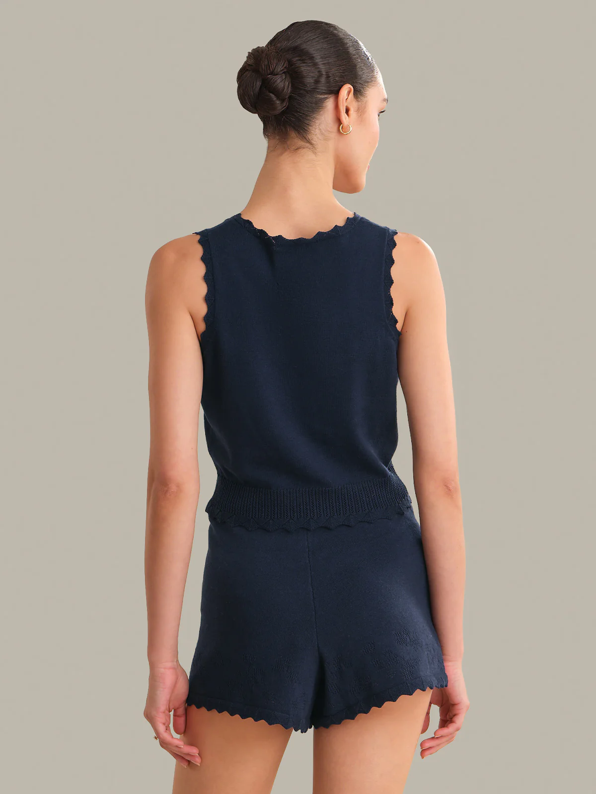Valentina Button Down Sleeveless Top - Image 3