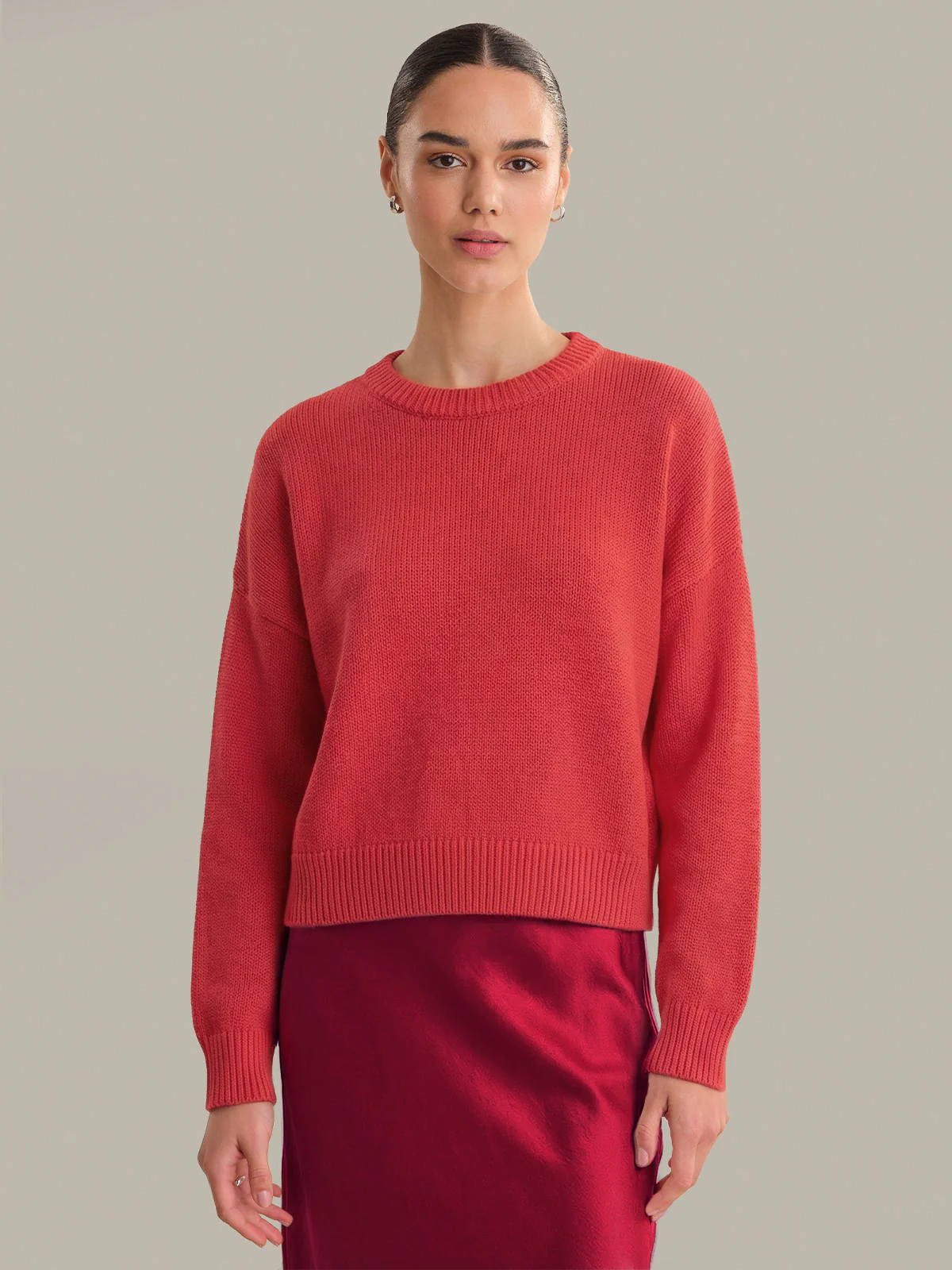 Veda: Classic Cotton Crewneck Sweater