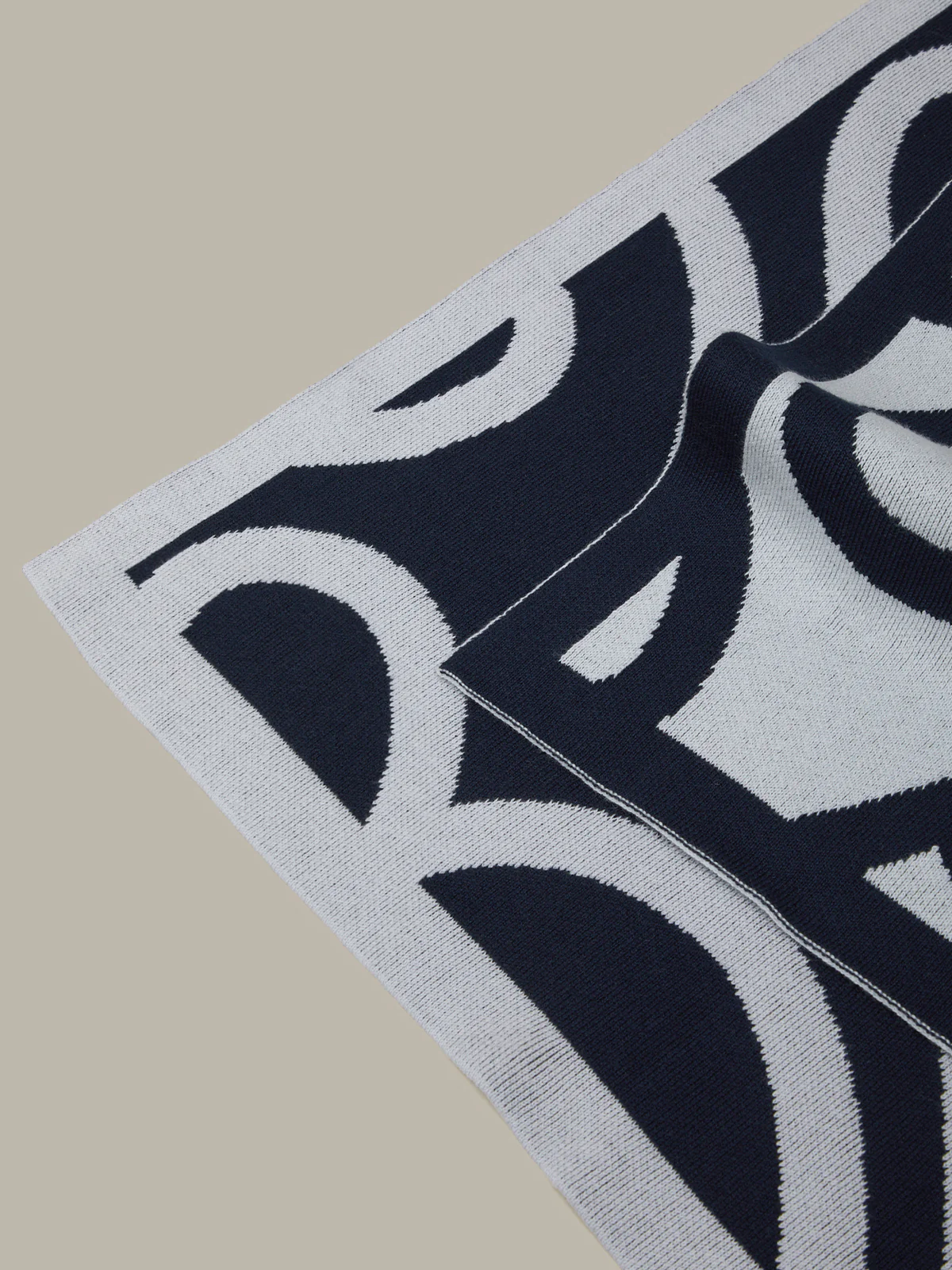 Wisteria: Heart and Logo Cotton Throw - Image 4