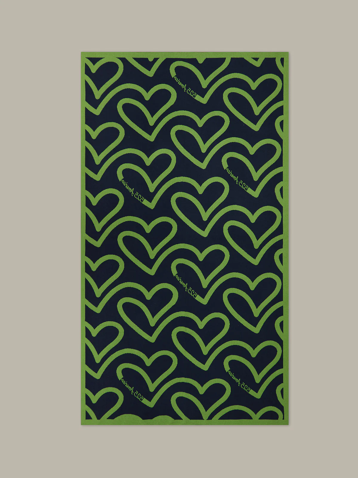 Wisteria: Heart and Logo Cotton Throw