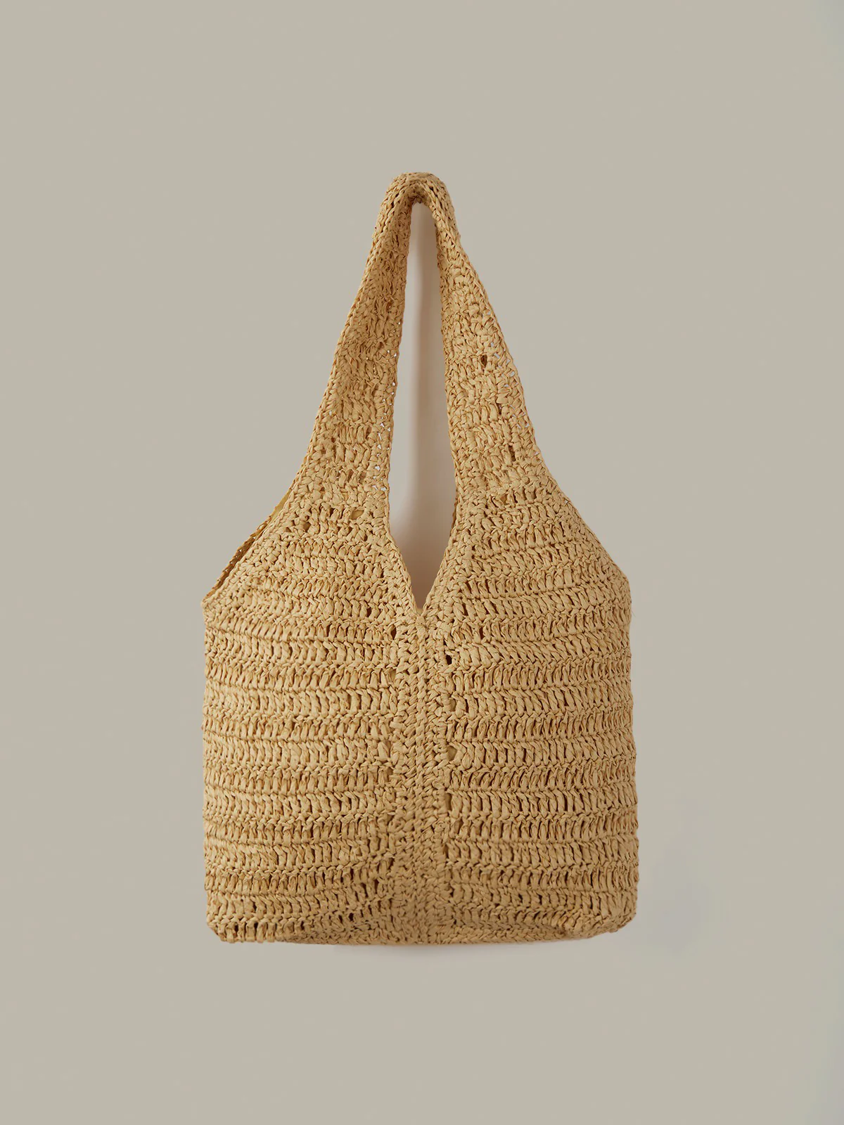 Woven Straw Tote Bag - Image 2