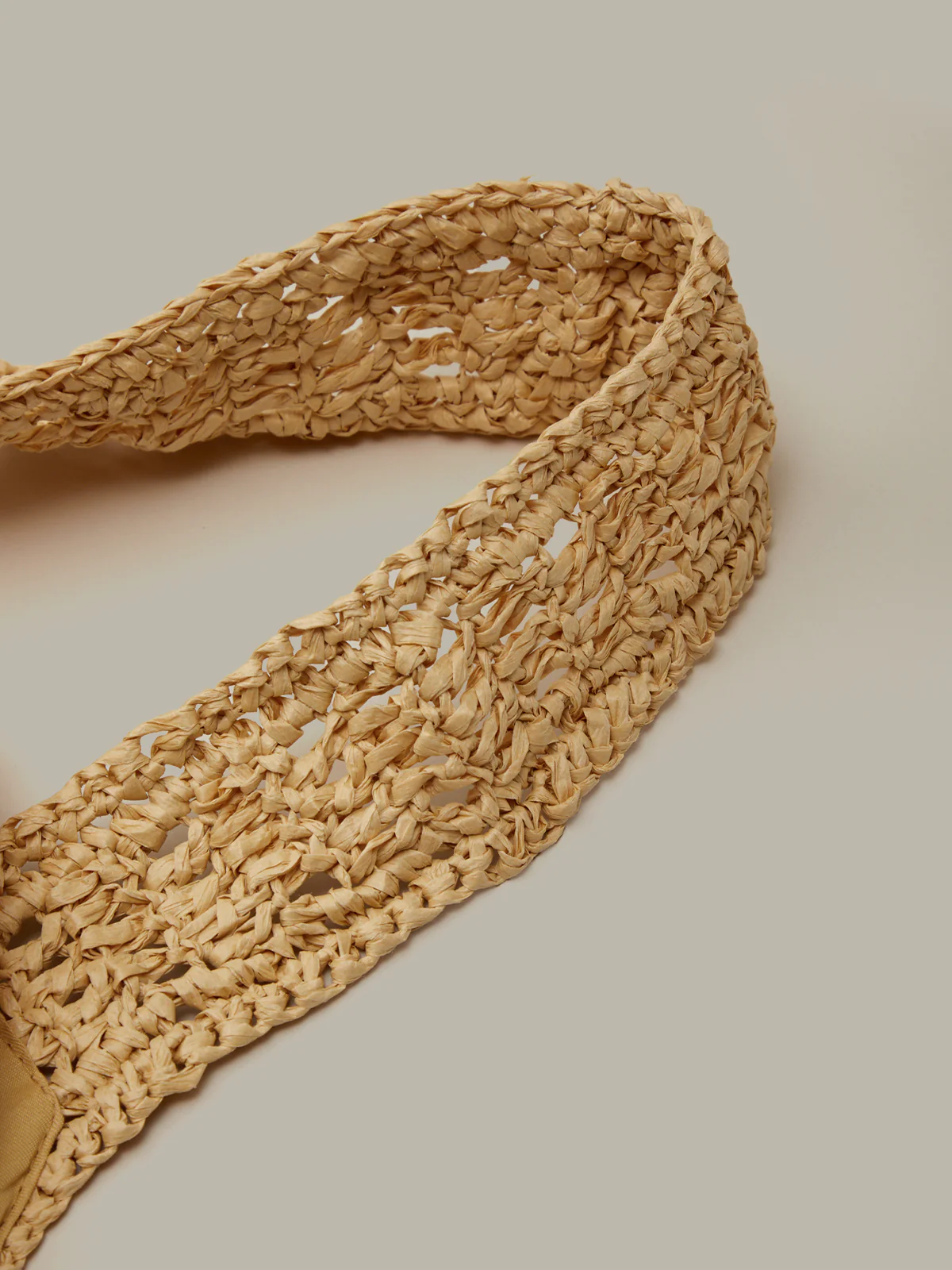Woven Straw Tote Bag - Image 4