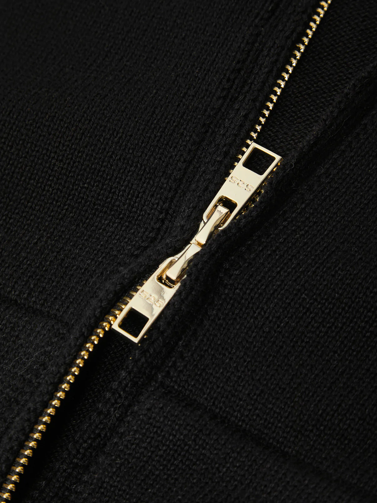 Lara: Zip Front Cotton Sweater Jacket - Image 5